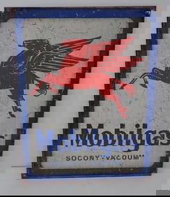 2016 Mobilgas Tin Sign