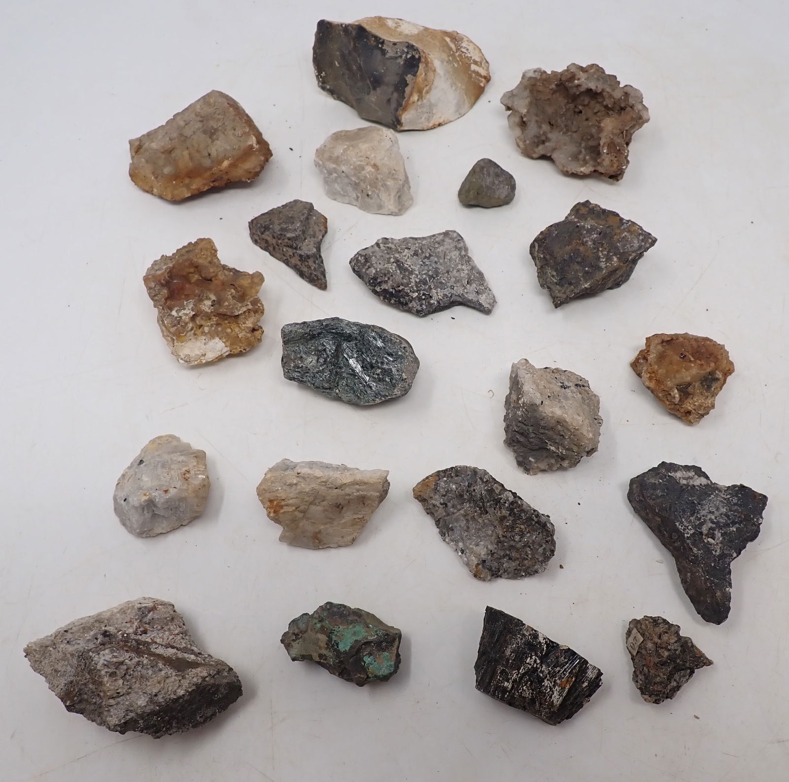 Chert , Smoky Quartz , Actinolite , & Misc (1 of 6)