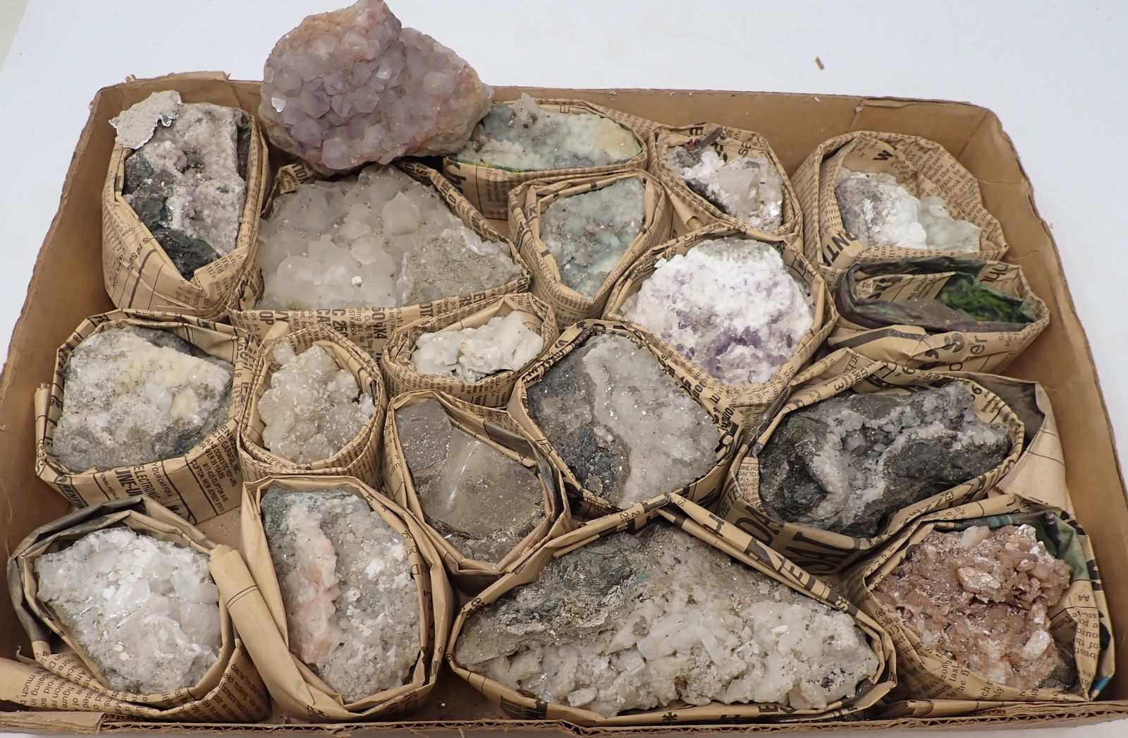 Amethyst , Ferruginous Quartz , Calcite & Misc (1 of 8)