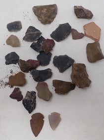 Arrowheads , Chert, Jasper & Misc