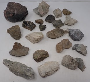 Rhodonite , Quartzite , Quartz , & Misc