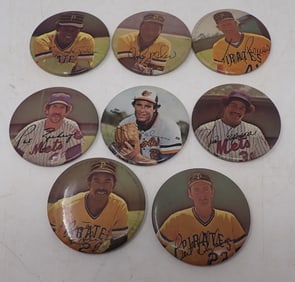 Pirates , Mets , Orioles Baseball Pinbacks