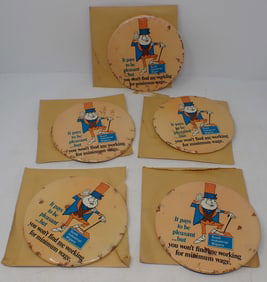 Scott Industrial Wipers Pinbacks / Displays