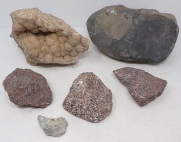 Smithsonite , Granite , & Basalt