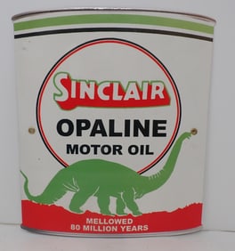 Sinclair Opaline Motor Oil Sign