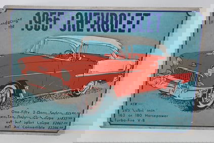 1955 Chevrolet Tin Sign