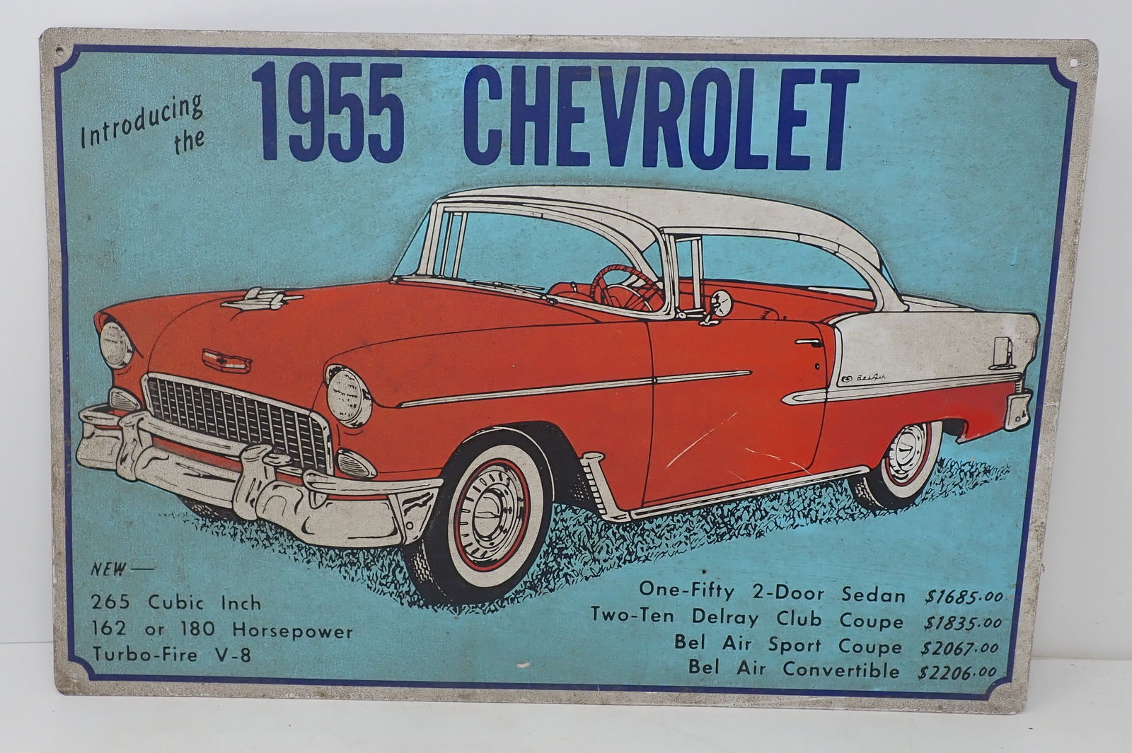 1955 Chevrolet Tin Sign (1 of 2)