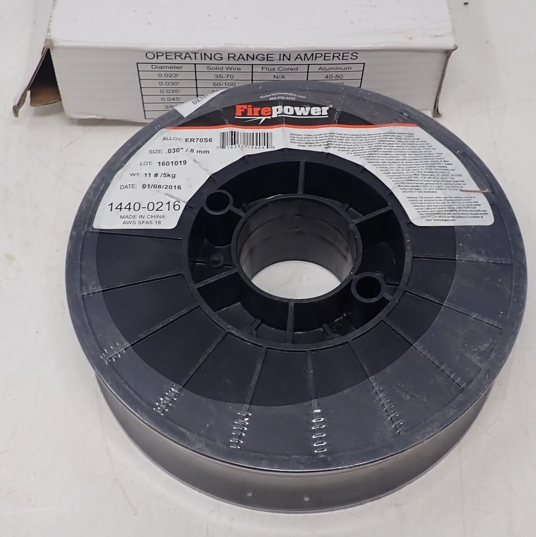Firepower ER70S6 .030 Welding Wire: 11 pounds. Shipping available