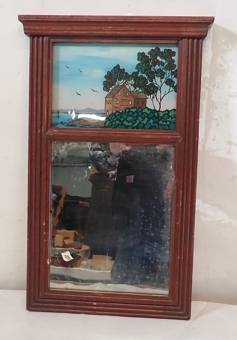 George Springer Topton PA Reverse Painted Mirror (1 of 3)