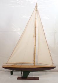 Wooden Pond Sail Boat