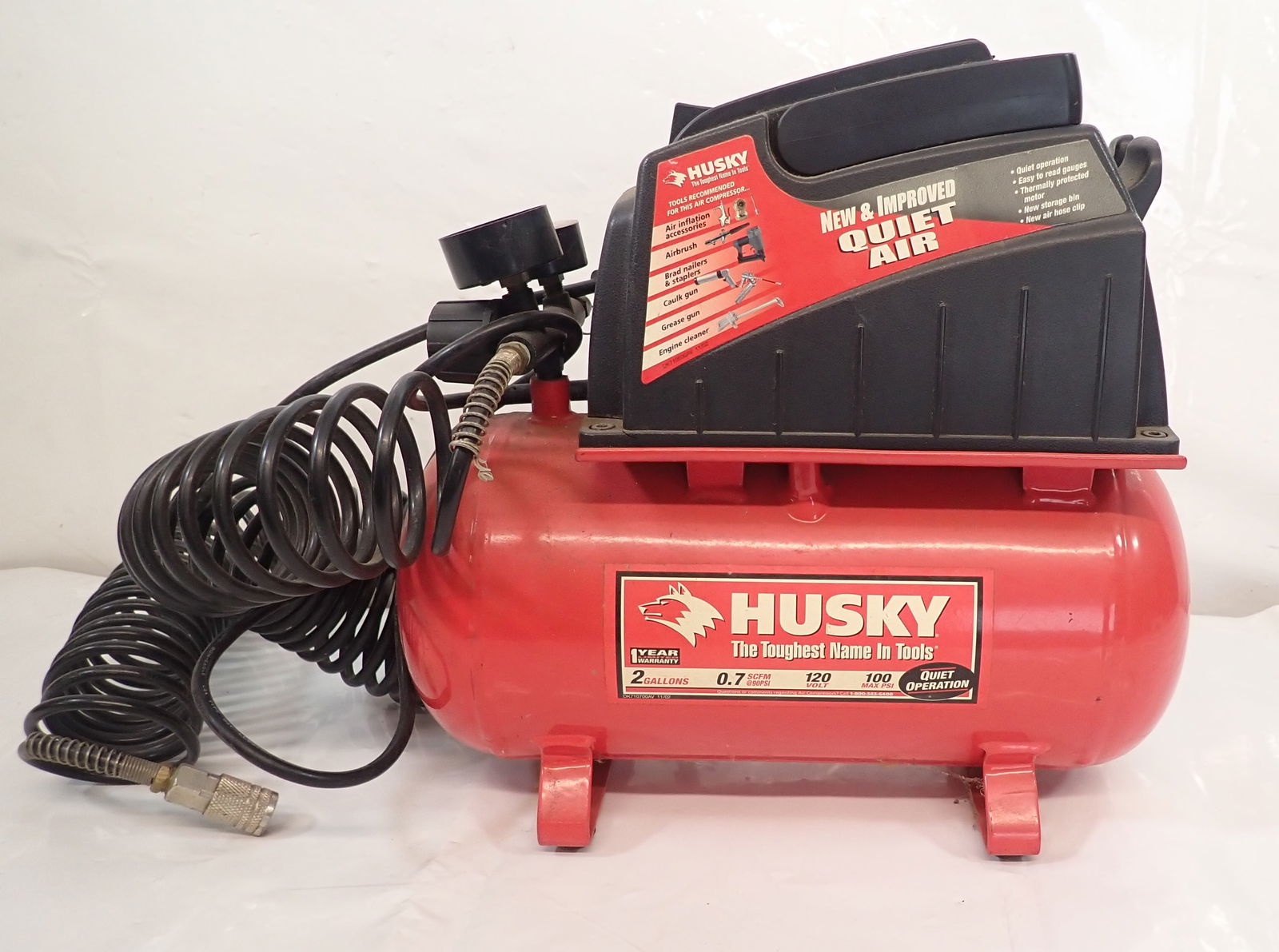 Husky 2 Gallon Air Compressor (1 of 3)