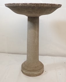 Concrete Bird Bath