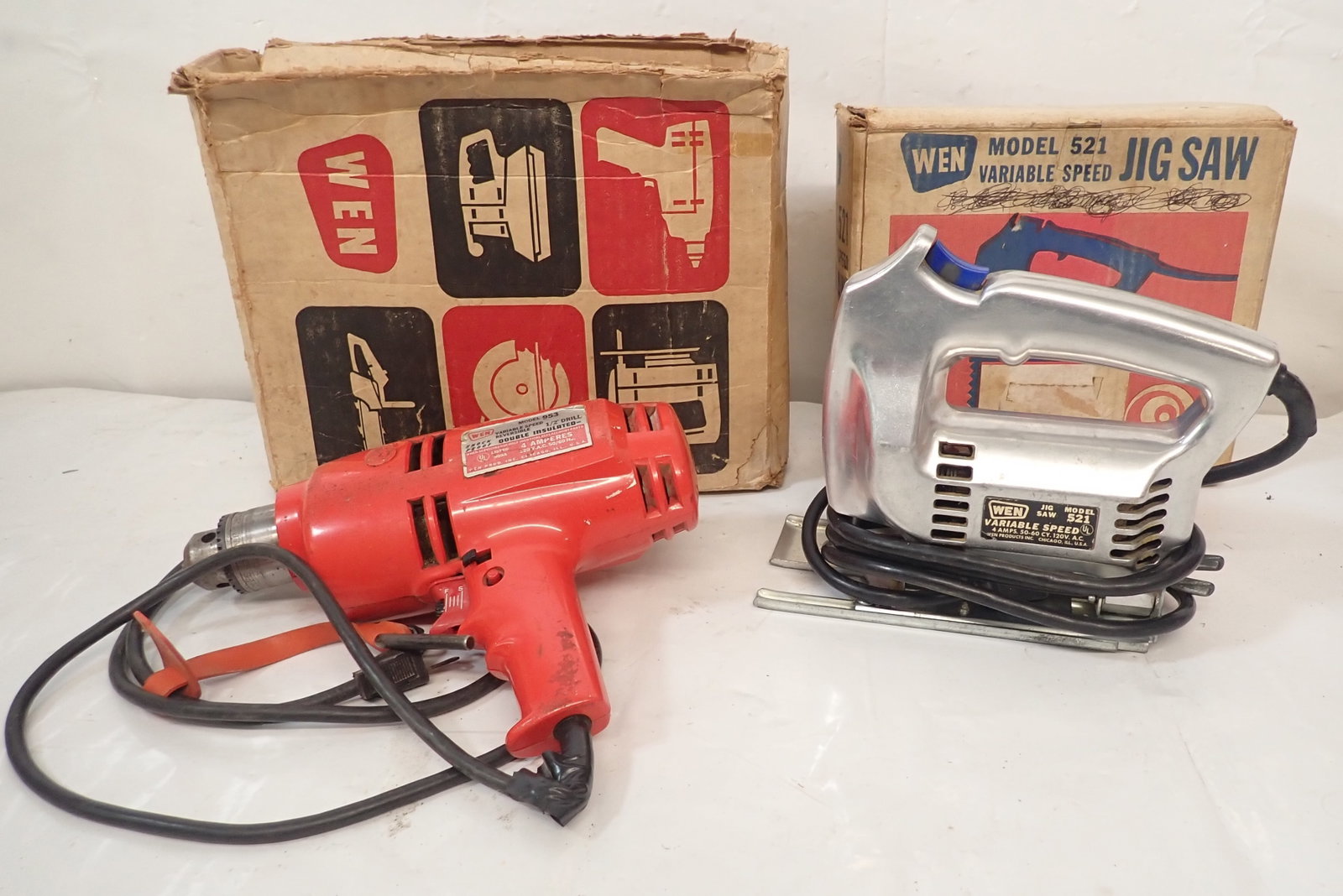 Wen 953 1/2" Drill & 521 Jig Saw: Shipping available