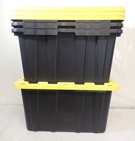 4 HDX 27 Gallon Tough Totes