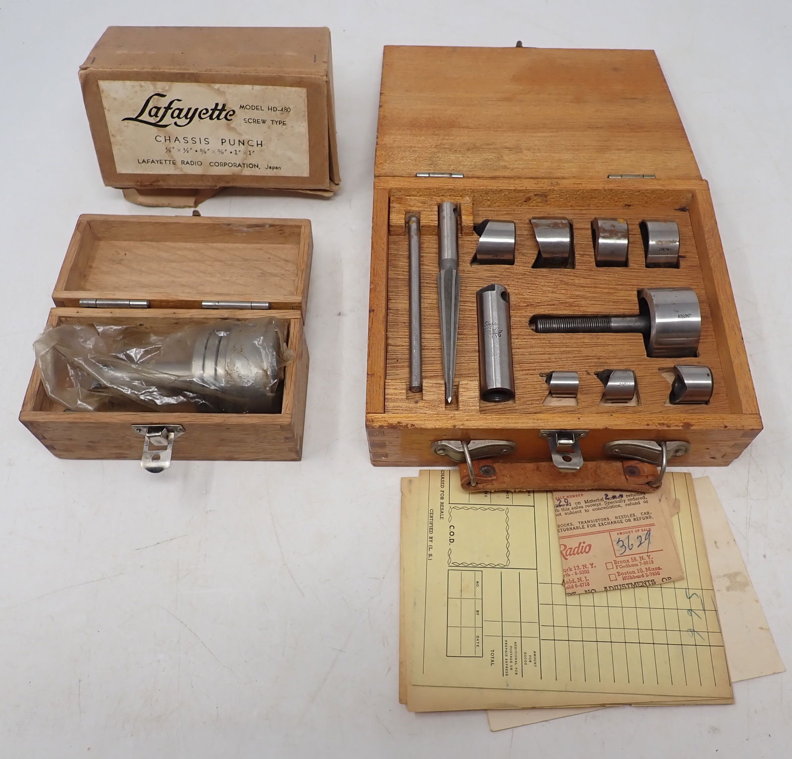 Lafayette Chassis Punch Sets No. 110-D & 110-E (1 of 4)