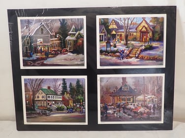 John Reilly New Jersey Towns Collage Print