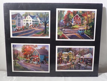John Reilly NJ Towns Art Collage Prints Display