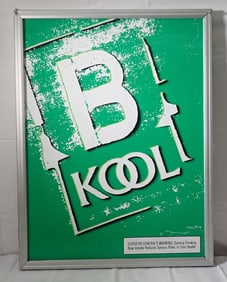 Double Sided Kool Cigarettes Sign