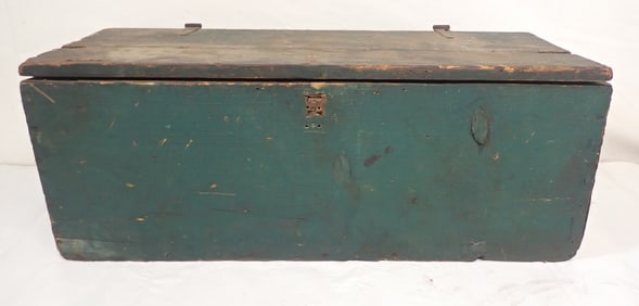 Toolbox in Green Paint