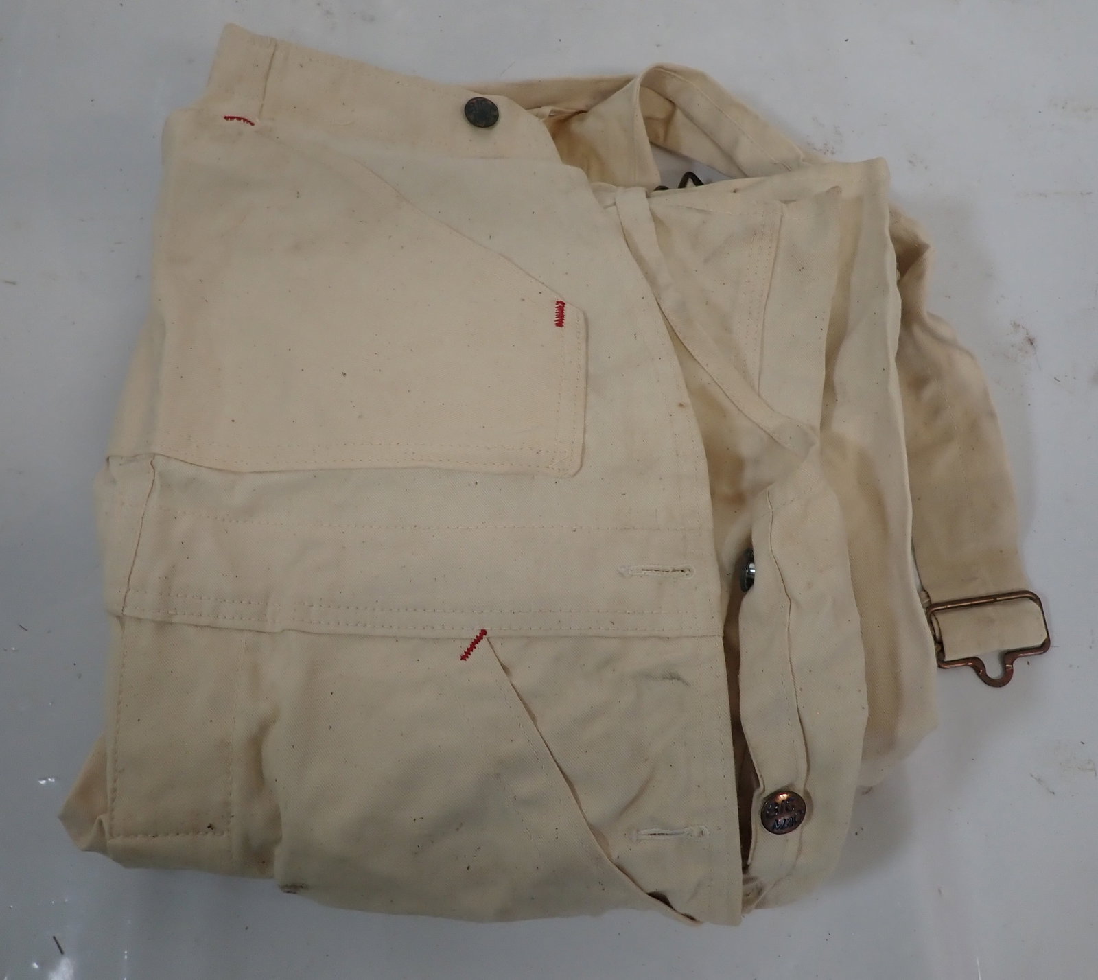 Penneys Big Mac Square Bak Bib Overalls: Bibs - Apprx 20 1/2" wide and 51" long. Shipping available