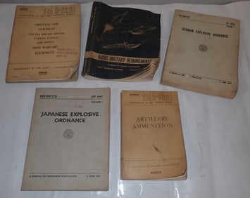 German, Japanese Explosive Ordnances & Artillery Ammunition