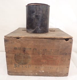 Chas Neubert Raw Oyster Wooden Crate