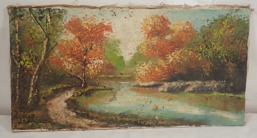 Oil on Canvas Landscape Painting