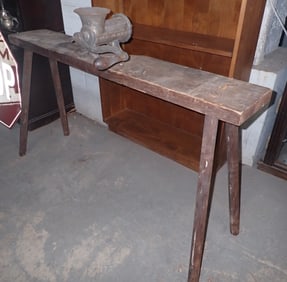 Meat Grinder on Bench