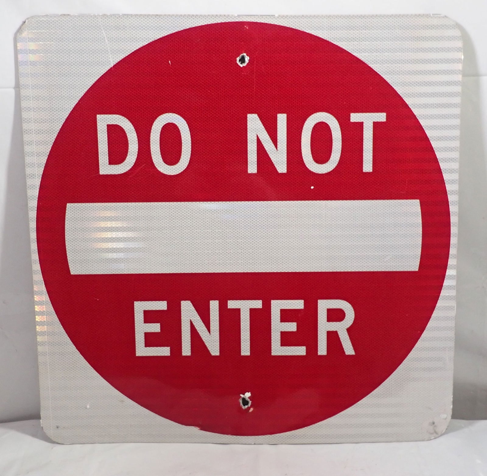 Do Not Enter Aluminum Street Sign (1 of 1)