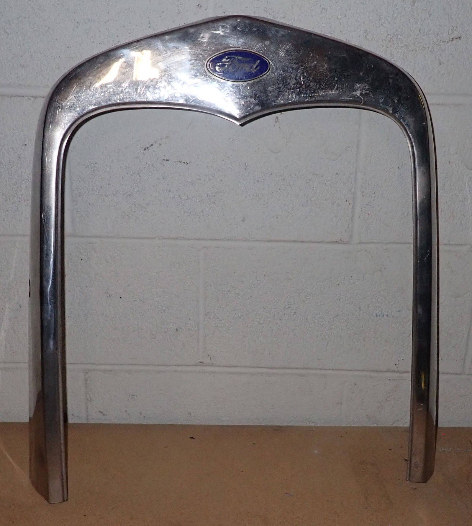 Chrome Ford Radiator Cover (1 of 3)