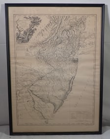 J. Warren Arnold Province of New Jersey Map