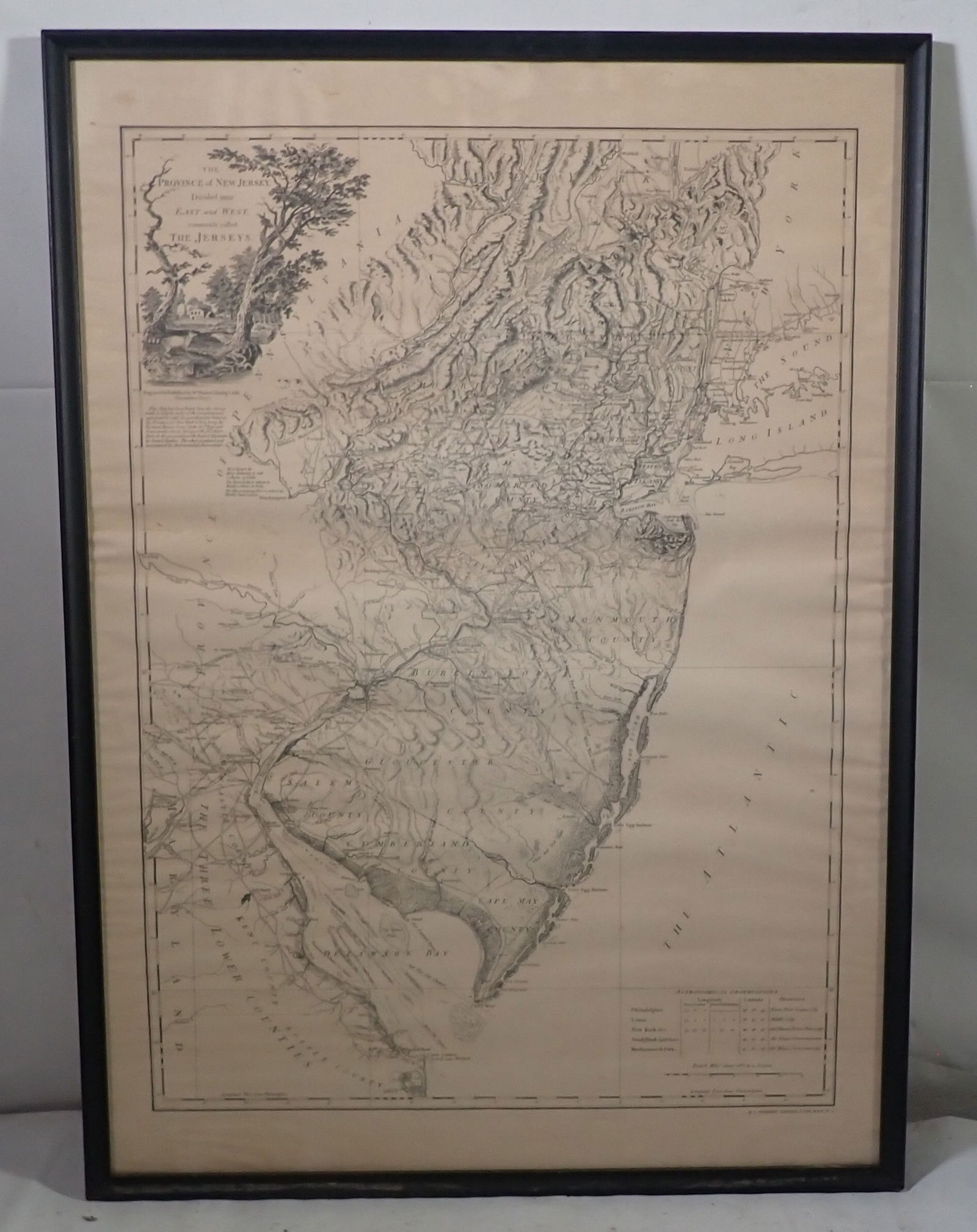 J. Warren Arnold Province of New Jersey Map (1 of 7)