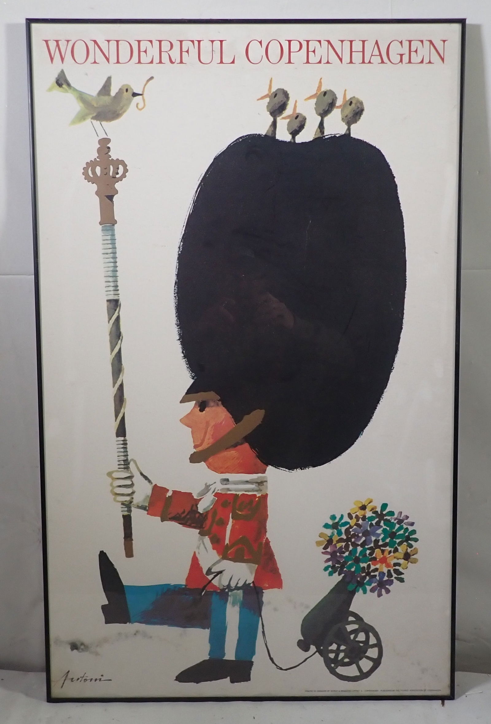 Antoni Wonderful Copenhagen Poster: Approx 24 1/2" x 39 3/4" . No in house shipping !