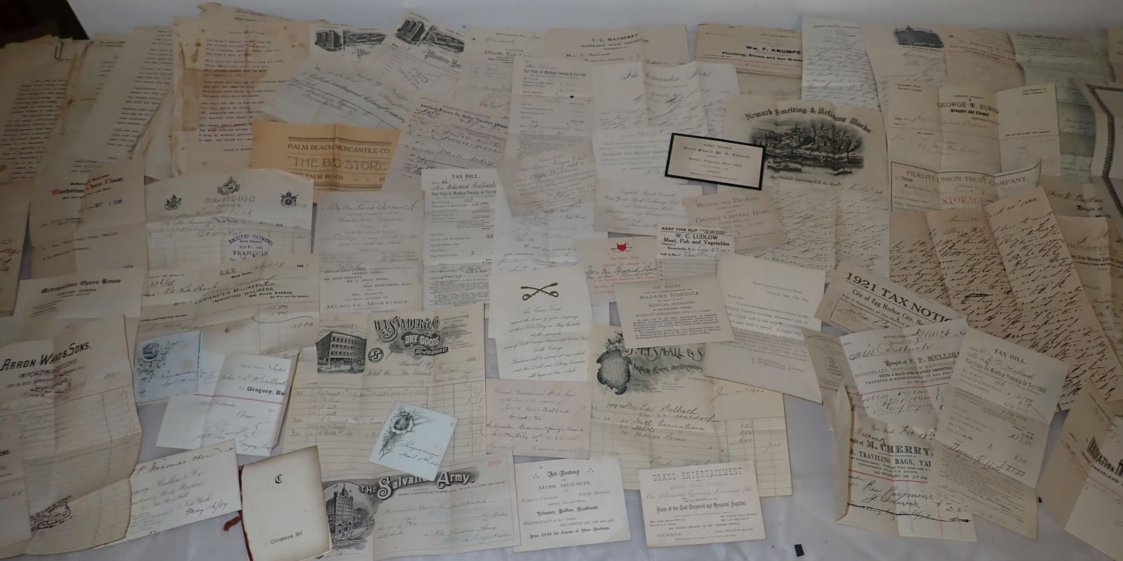 1800's & 1900's Billheads , Letterheads , & Receipts (1 of 20)