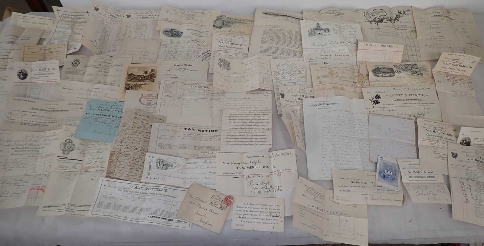 1800's 1900's Billheads , Letters , Tax Notices & Misc (1 of 20)