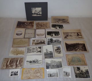 Military , Cars , Boardwalk , Horse & Carriage Photos / Cabinet Cards
