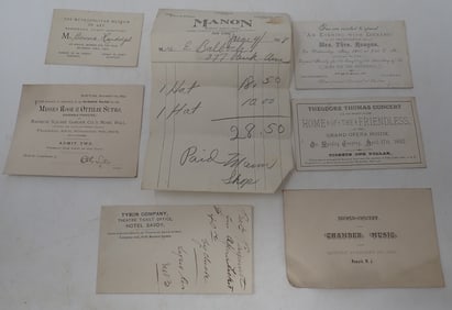 Metropolitan Museum , 1894 Madison Square Garden Tickets