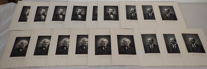 19 Portrait Etchings