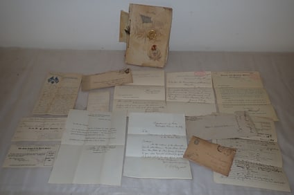 Military Related Letters / Misc Ephemera incl Military Ball Program