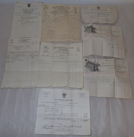 Oriental Rugs , Silks , Persia Carpets Billheads / Receipts