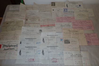 Feed , Seed , Farm Equipment Billheads / Receipts