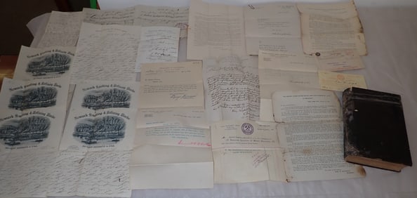 Mines , Mining , Smelting , Refining Letters Book Misc Ephemera