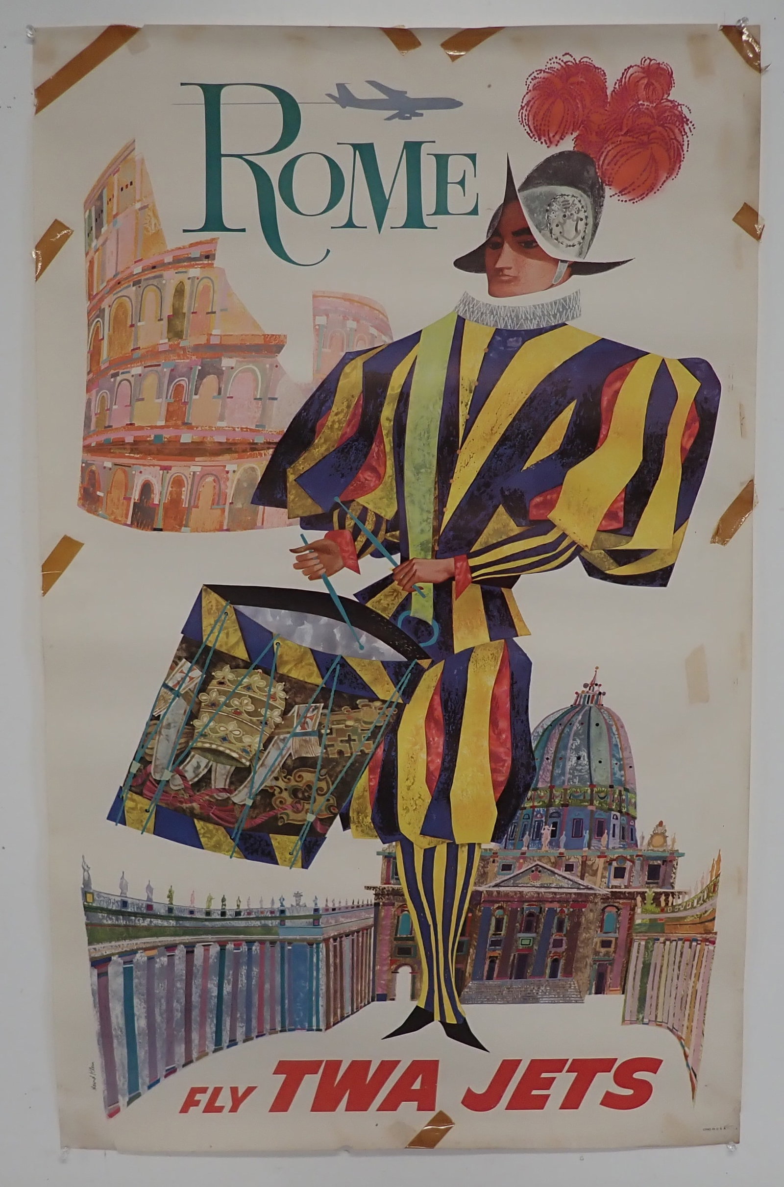 David Klein Fly TWA Jets Rome Poster (1 of 8)