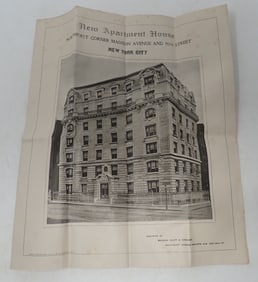 Madison Ave. & 90th St. New York New Apartment Building Brochure