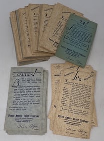 (120) Perth Amboy Trust Company Cards