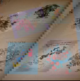 Scrap Book w/ Greeting Cards & Photos