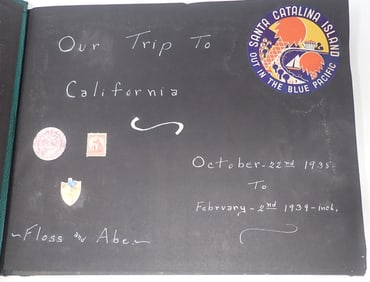 1938-1939 Family Vacation Photo Album