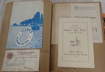 Scrap Book w/ Wells College , Winthrow High School & Misc