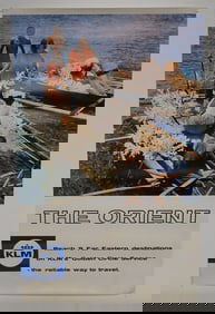 KLM The Orient Kuhn & Zoon Poster