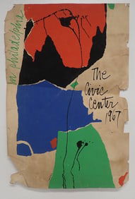 1967 Samuel Maitin Philadelphia Civic Center Poster